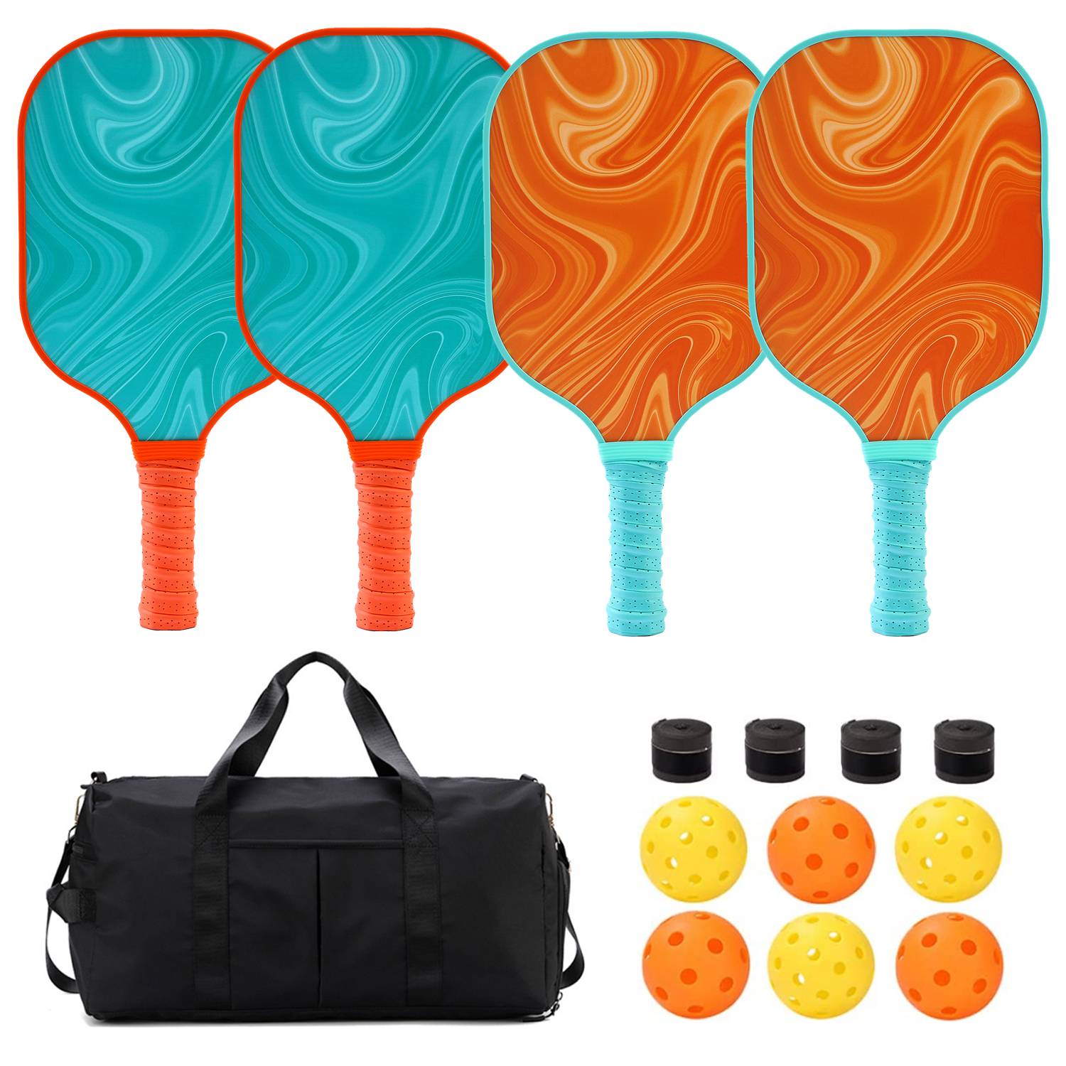 Glass Fiber [Two -color shooting] 4 shots+6 ball+4 hand glue +1 bag